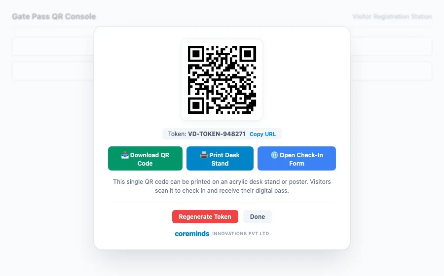 Frictionless QR Check-In